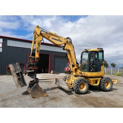 PELLE SUR PNEU KOMATSU PW 98